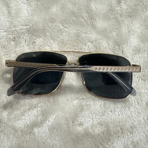 Versace Polarized Sunglasses VE2174 Pale Gold Gray Square - Picture 3 of 12